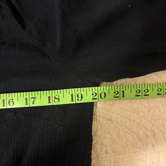 Talbots Navy and Turquoise Embroidered
Peasant Blouse, size Small - Picture 6 of 7